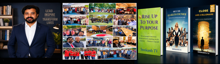 Sreekanth TV — executive career strategist, career milestones and published books