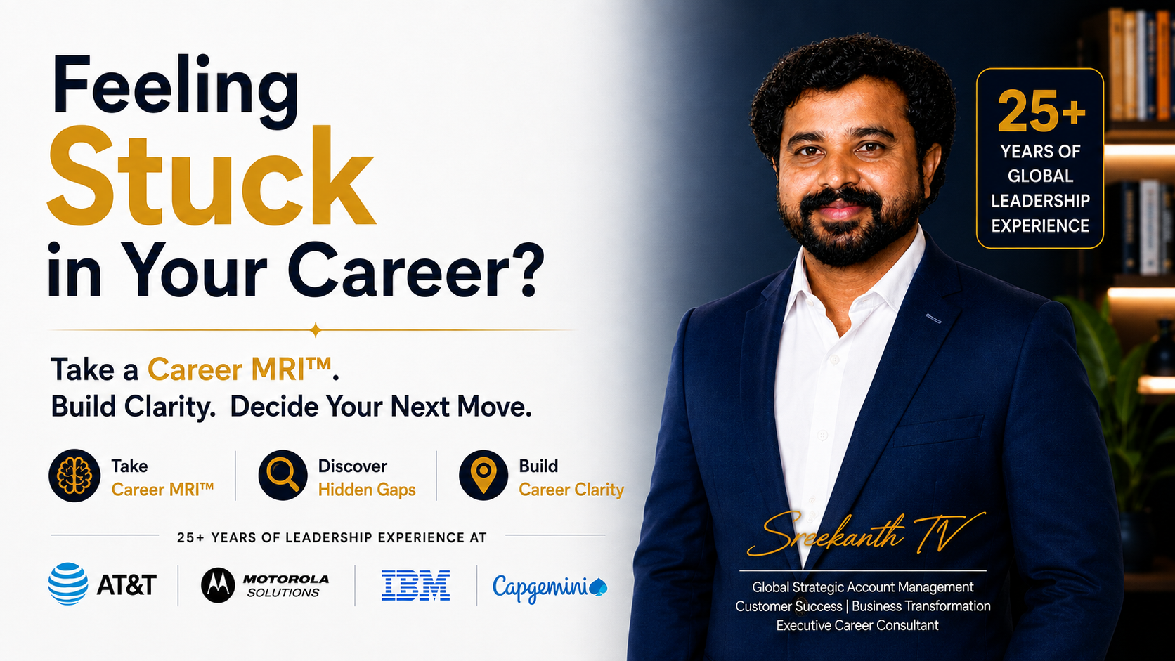 Feeling stuck in your career? Take a Career MRI™ to build clarity and decide your next move